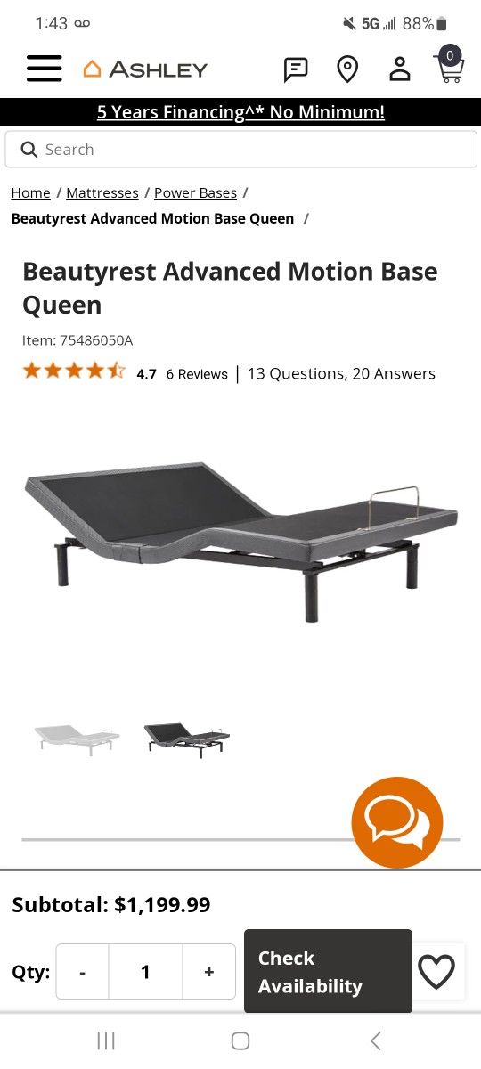 Beautyrest Advance Motion Base for Sale in Summerville, SC - OfferUp