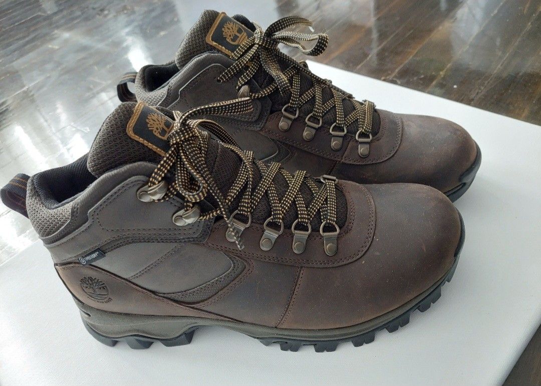 Timberland Mt. Maddsen Waterproof Men's Mid Hiker Leather Boots Size 11
