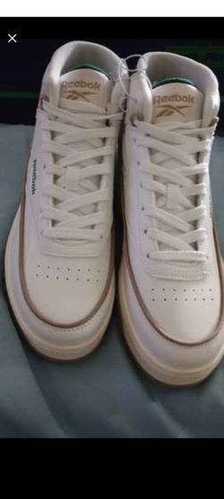 Reebok Club C Geo Mid White Dark Green.