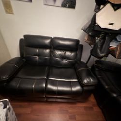 Leather Couch Set