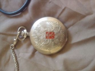 Vintage Russian Molnija Pocket Watch - 300 Years Russian Navy Commemorative