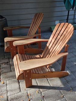 Cedar Adirondack Chairs