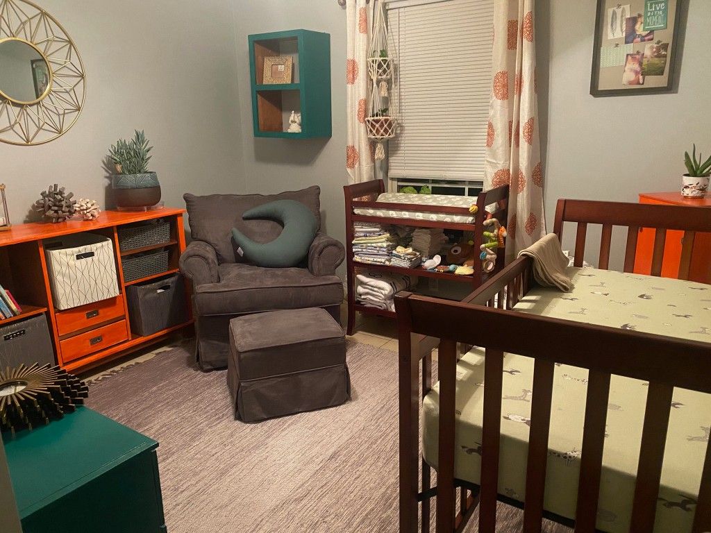 Crib And Matching Change Table