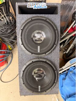 Memphis double 12" subwoofer box
