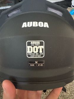 Motorcycle helmet and gloves