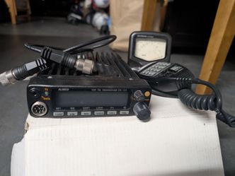 Alinco DR - 135 Ham Radio Transceiver With Alinco Mic and Diamond Antenna