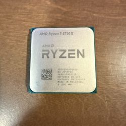 AMD RYZEN 7 5700X CPU With Wraith Cooler