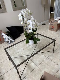 Glass Coffee Table & Side Table Set