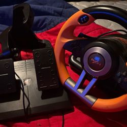 Trying To Sell Didn’t Use That Much Still Is Good Shape Pretty Much Brand New Rxn Gaming Stering Well Works On All Gaming Systems