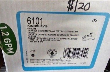 Moen Kingsley 2-Handle 4" Bathroom Faucet In Chrome