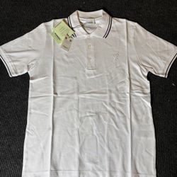 Burberry White Polo Sizes L & XL