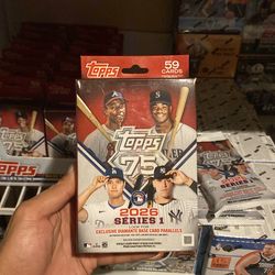 2026 Topps MLB Series 1 Baseball Trading Card Hanger Box