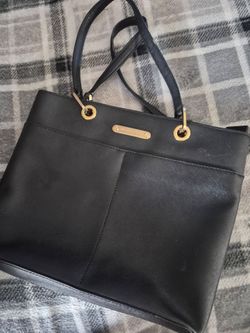 Michael Kors Black Saffiano Leather Tote Bag