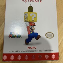 Hallmark 1595QXI1412 Nintendo Mario Bros. Mario Keepsake Christmas Ornaments