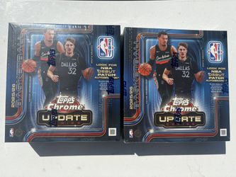 2025/26 Topps Chrome Update Series Mega Boxes (NBA/Basketball Cards)