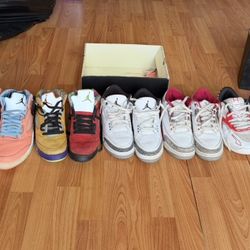 Kid’s High-end Sneakers - 7 Pairs (Sizes  4.5-6.5)