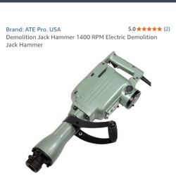 Electric demolition hammer