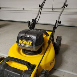 Dewalt 20v Trimmer And (2) 20v Lawnmower 