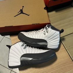 Nike Jordan 12 White Grey Size 9 Brand New