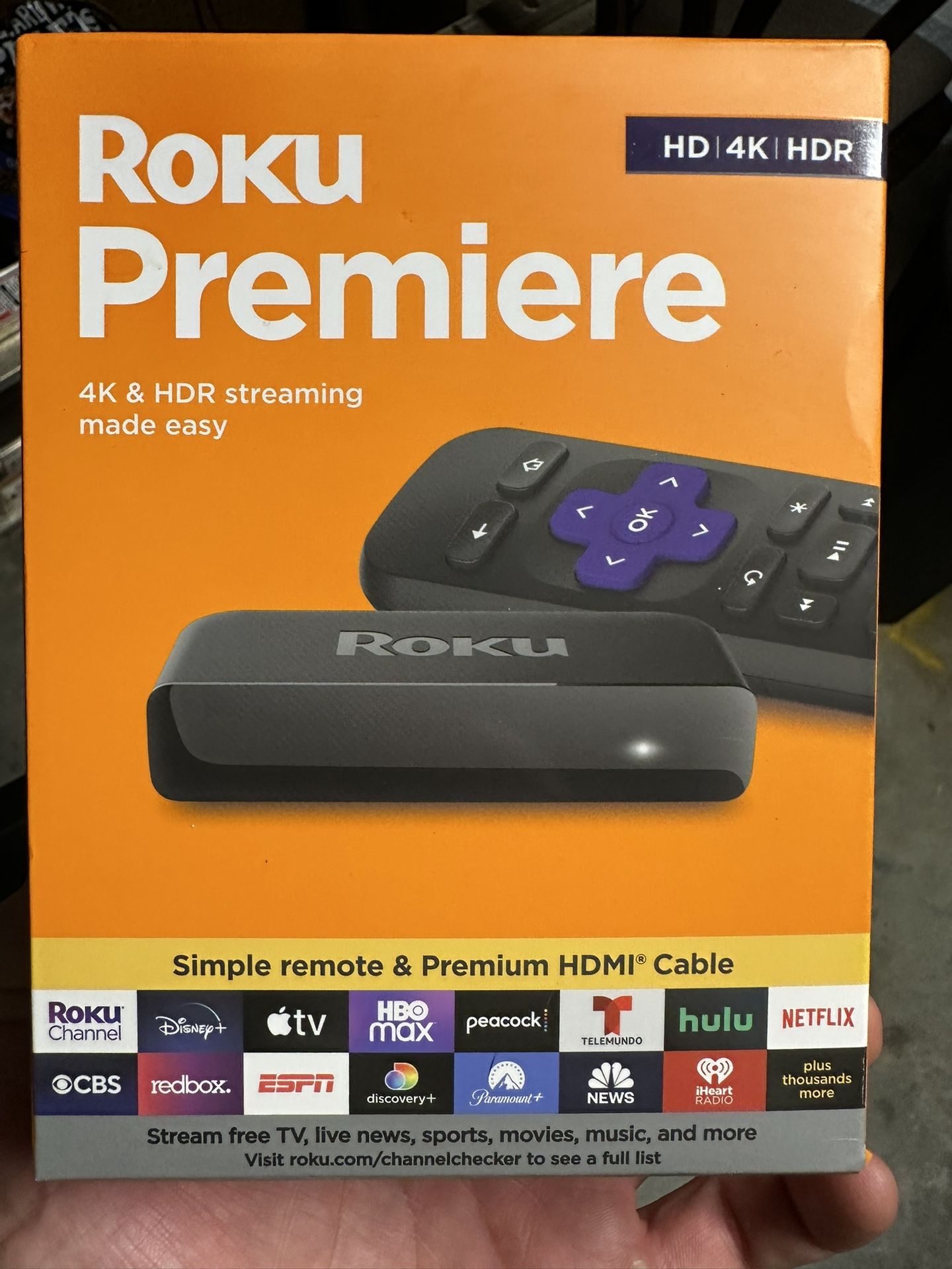 Roku Premiere HD/4k/HDR