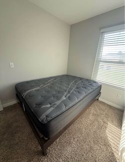 Nightsbridge 12" Hybrid Queen Mattress w/ Bed Frame