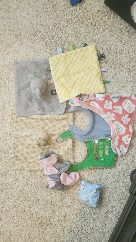Bibs, Small Snuggles Blanket