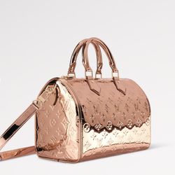 Louis Vuitton Speedy Mirror Ski Collection Copper Rose 