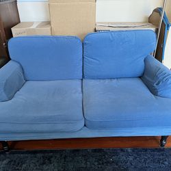  Blue Sofa 60”