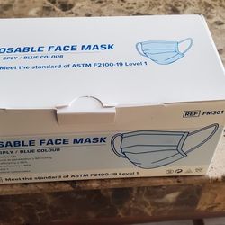 Disposable Face Mask - BLUE