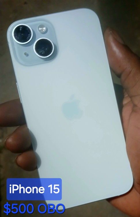 Apple iPhone 15 $500 OBO