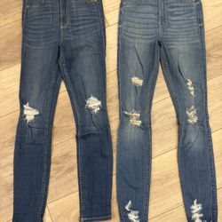 Hollister | 2 Pairs | High Rise | Skinny Jeans | Advanced Stretch | Size 25