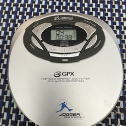 GPX Portable Compact Disc Player w/ Jogger Shock Protection