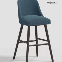Brand New In Sealed Box - ( SET OF 2) Geller Modern Textured Linen Counter Height Barstool - Project 62