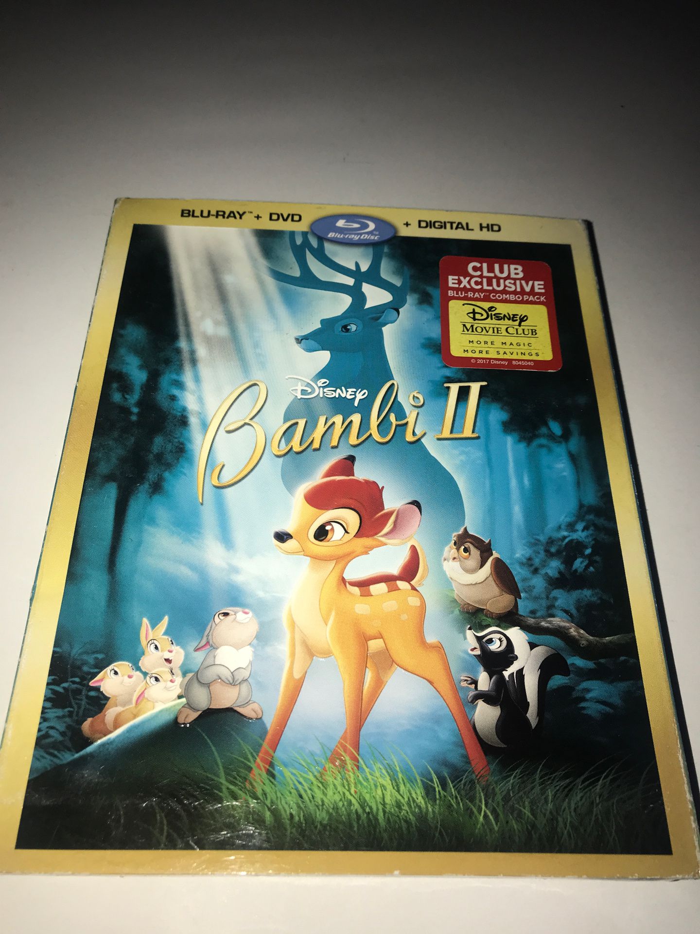 Disney’s Bambi 2 Blu-ray DVD Digital Copy brand new