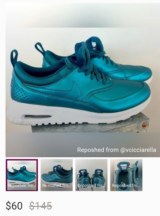 Nike Air Max Thea Sneakers, Size 8