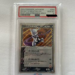 Rockets Mewtwo Ex Psa 10