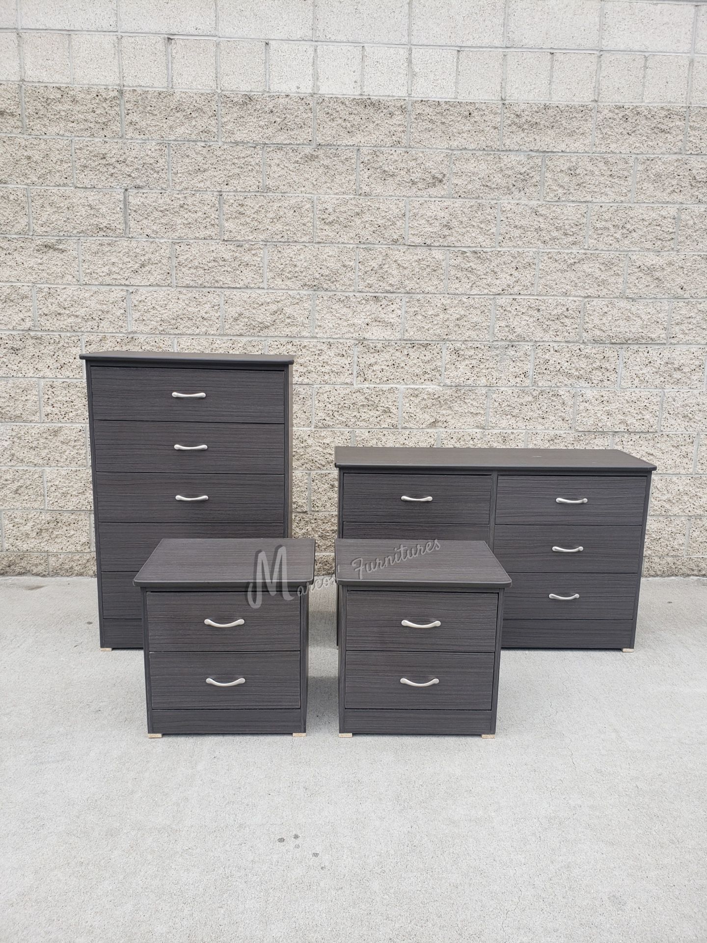 Gray Matte Bedroom Dresser Set!