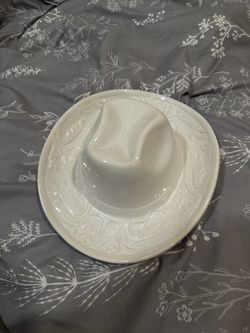 Ceramic Cowboy Hat Wall Decor