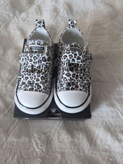 Baby Girl Leopard Converse