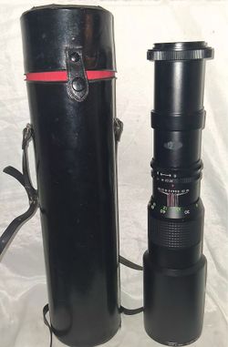 Spiratone Plura-Coat Sharpshooter 400mm f/6.3 Telephoto Lens w/ Case Japan