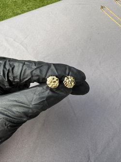 Gold Nugget Earrings