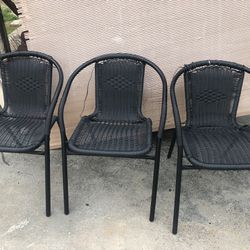 3 Rattan Chairs $10 Each Need Gone Today