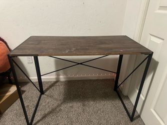 wooden desk
