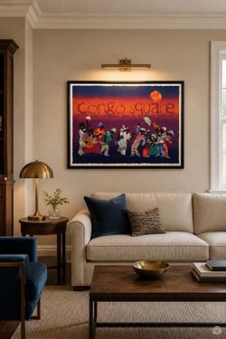 Congo Square 2002 New Orleans Jazz Fest Framed Print