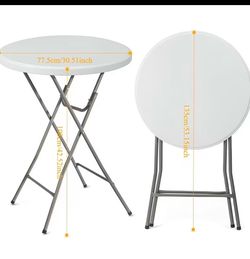 Round Folding Bar Table (9 available)