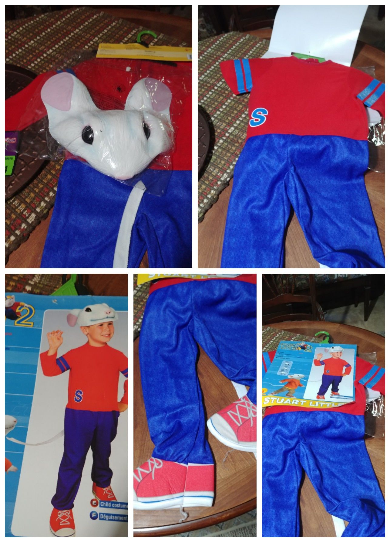 Stuart Little Halloween costume for toddler