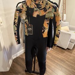 Girls Kids Billabong Wetsuit Size 10 New With Tags 