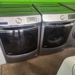 Washer And Dryer Gas Maytag Super Capacity Plus Tube With Warranty $700