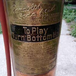 Antique Fire Extinguisher 