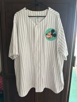 Disney Mickey Mouse embroidered baseball jersey